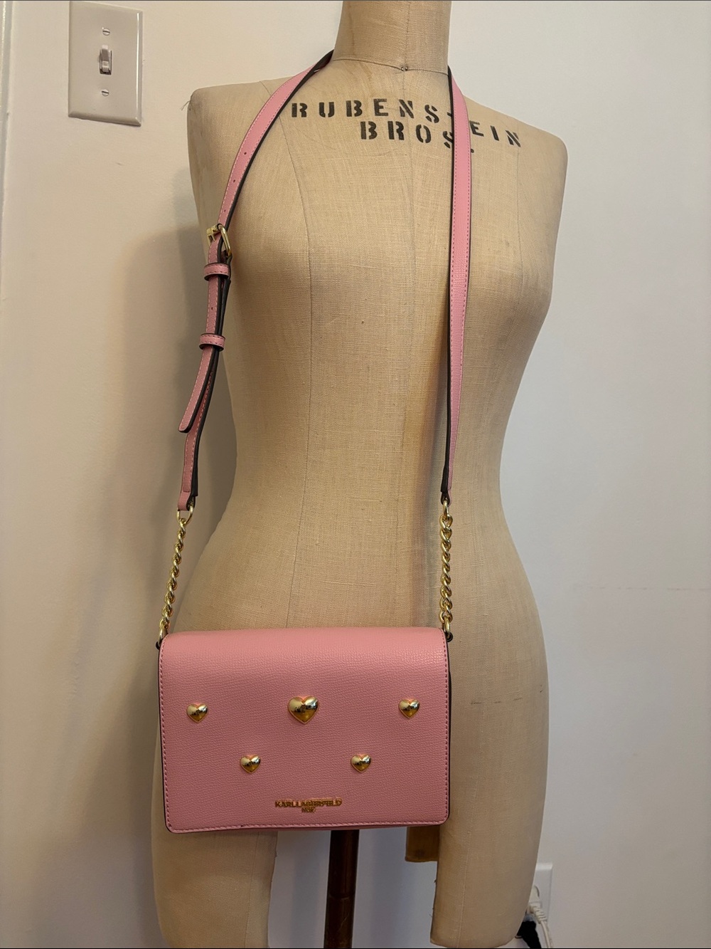 Karl Lagerfeld Pink Crossbody Bag